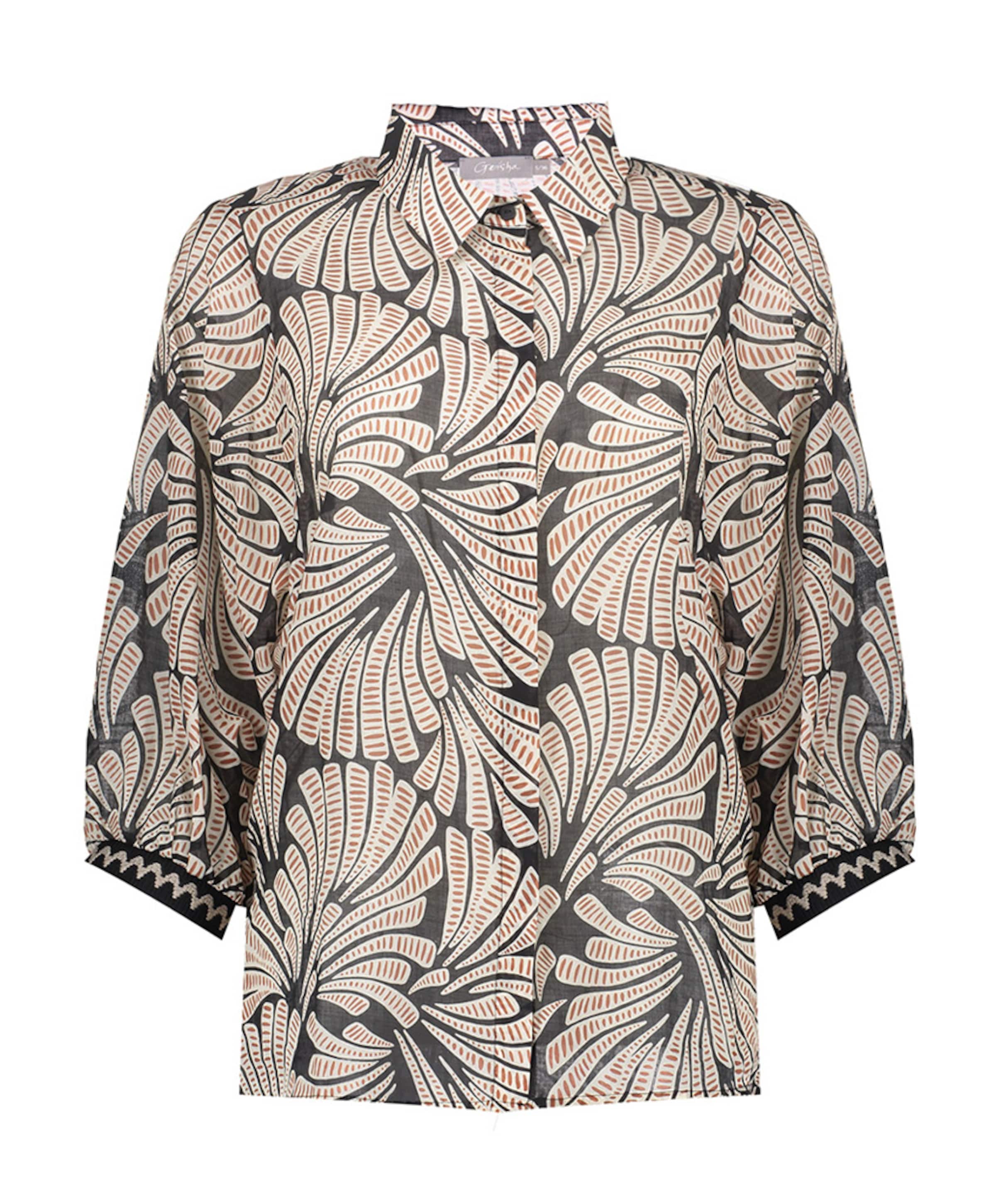 Geisha Dames blouse zwart