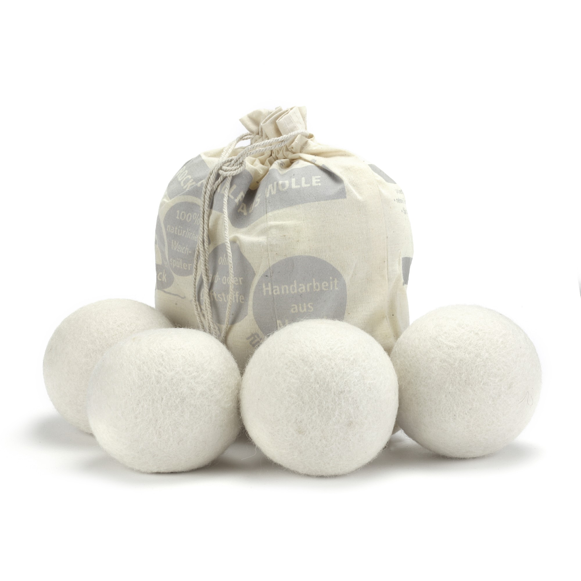 Trocknerball 4er Set, weiß, T 7 cm, B 7 cm günstig bestellen