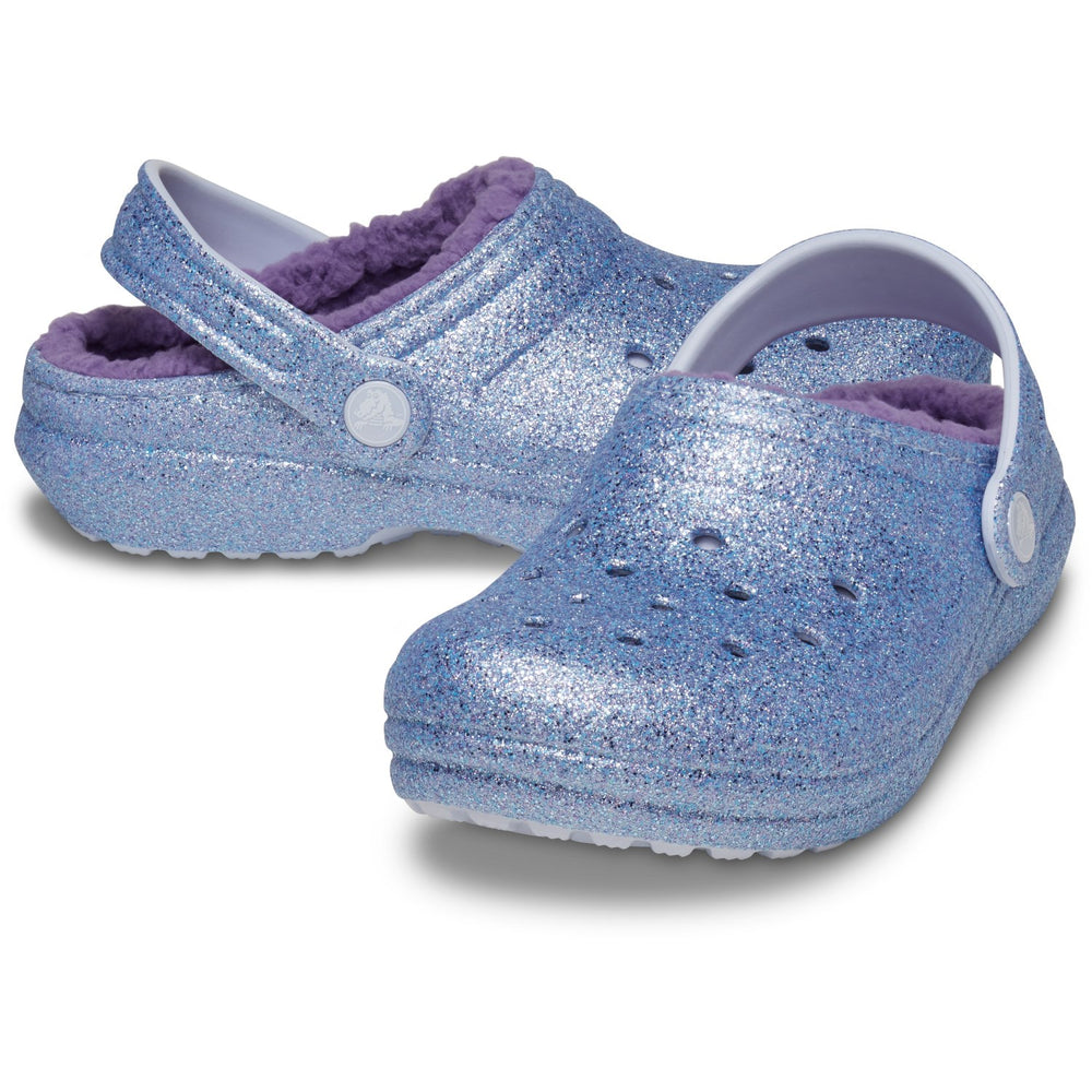 Køb Crocs Frosted Glitter Classic Lined Glitter Clog