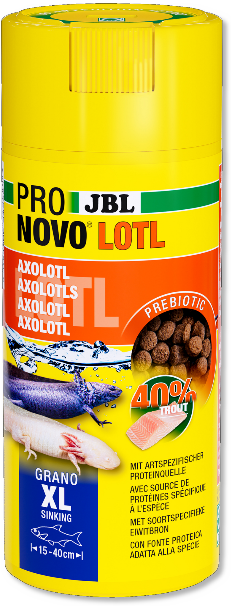 JBL Pronovo Lotl Grano XL 250ml | Voeding voor amfibieën