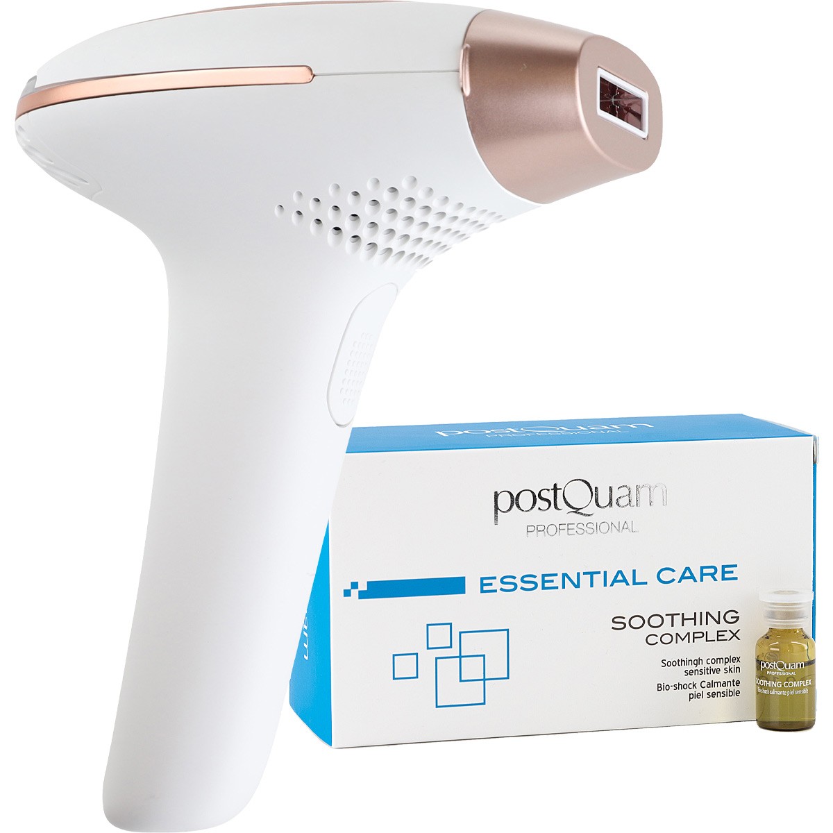 Epilateur laser & ampoules apaisantes - Visage & corps - 2 produits