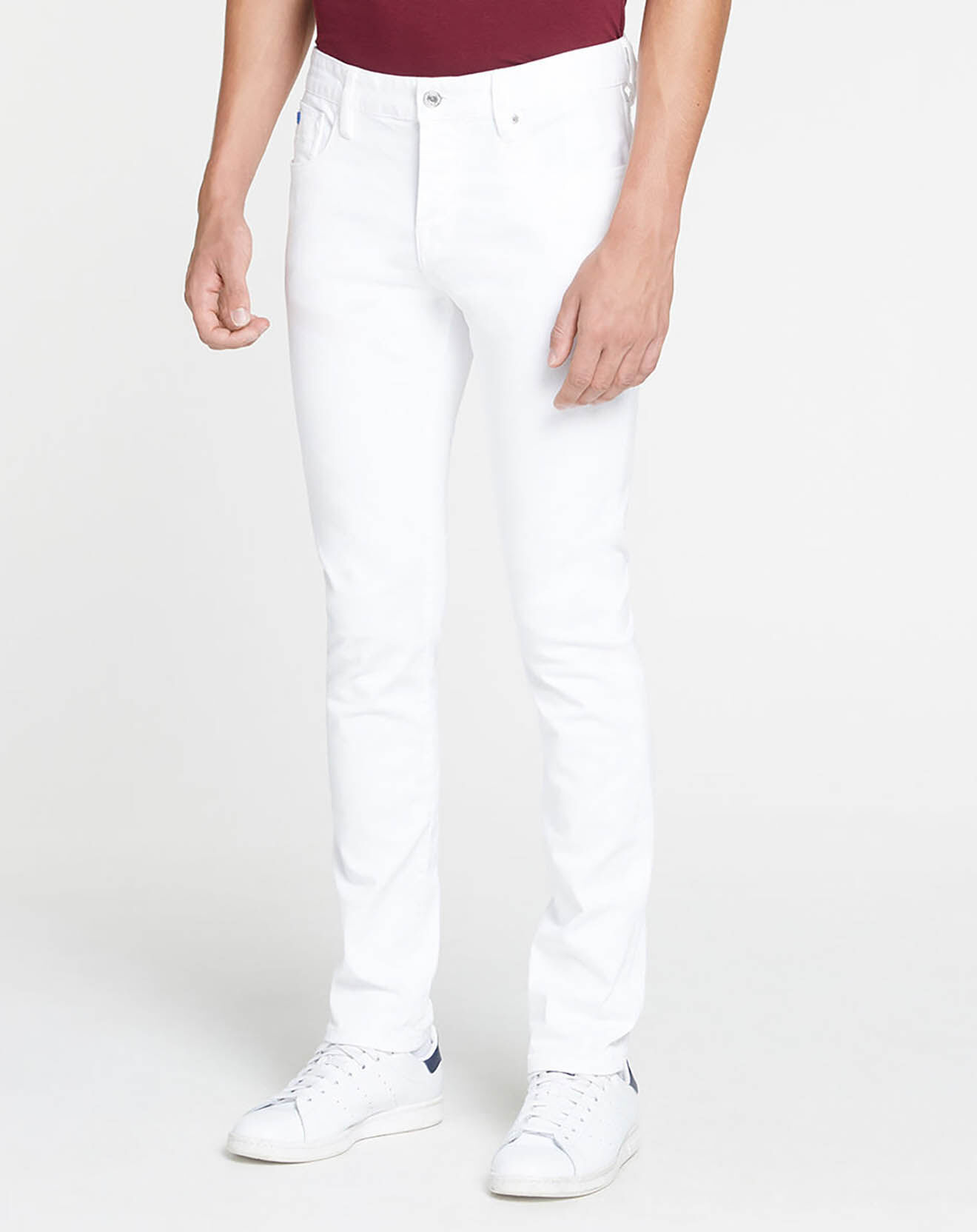 Scotch & Soda Jean Slim Fit Ralton blanc