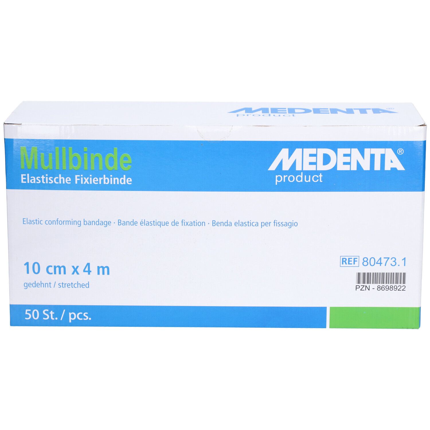 Mullbinden elastisch 10 cm x 4 m