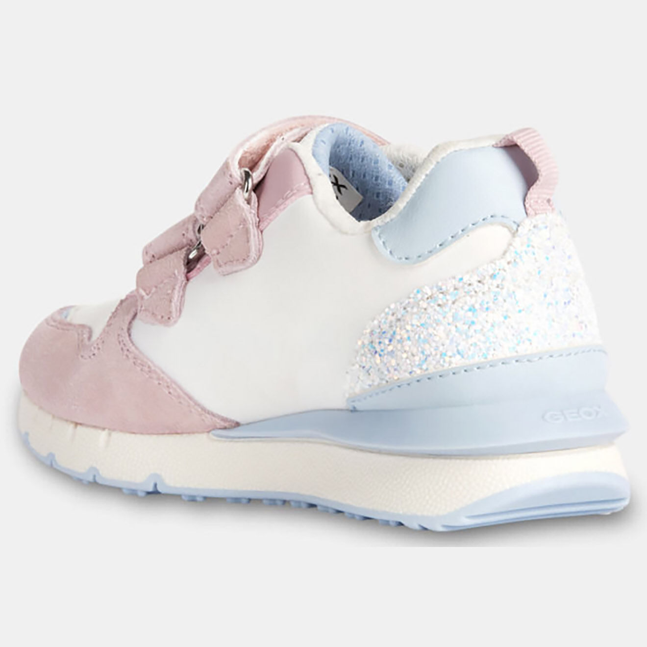 Geox Baskets Fastics blanc/rose