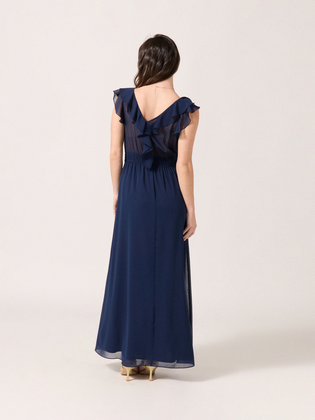 Robe longue cintrée
