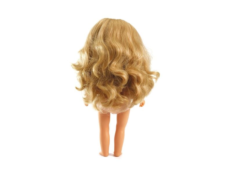 DJECO Puppe Pomea: Lovely Marie 32 cm Weichkörperpuppe mit langem, blondem Haar