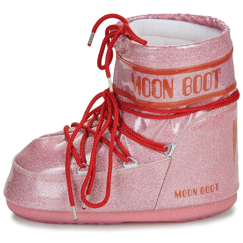 Moon Boot - MB ICON LOW GLITTER - Rose / Rouge