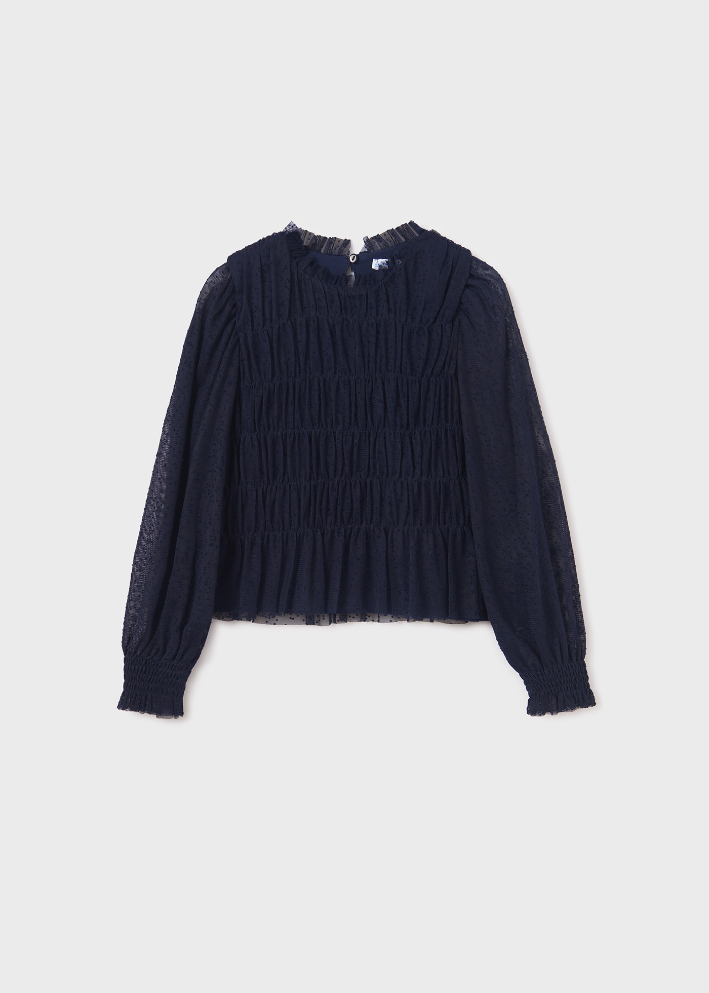 Blusa de tule para meninas