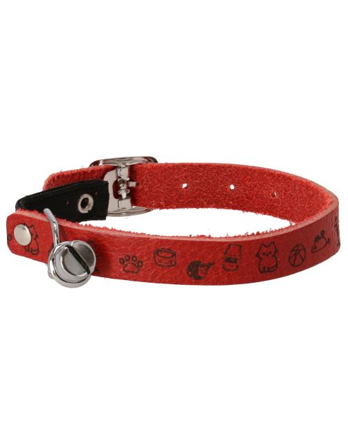 Adori Poezenbandje Met Print 1.4x30 cm - Kattenhalsband