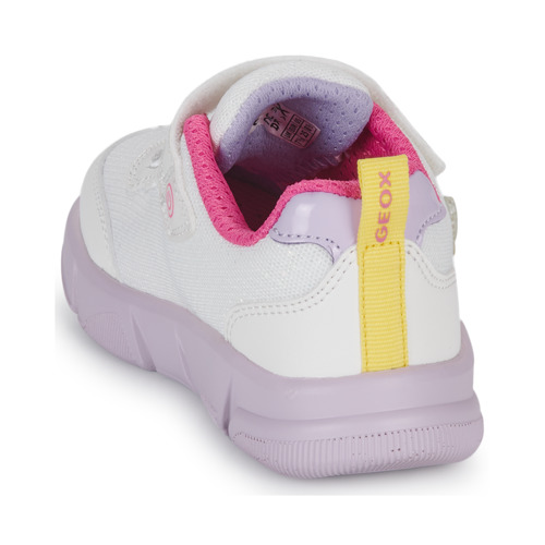 Geox - J ARIL GIRL D - Blanc / Rose