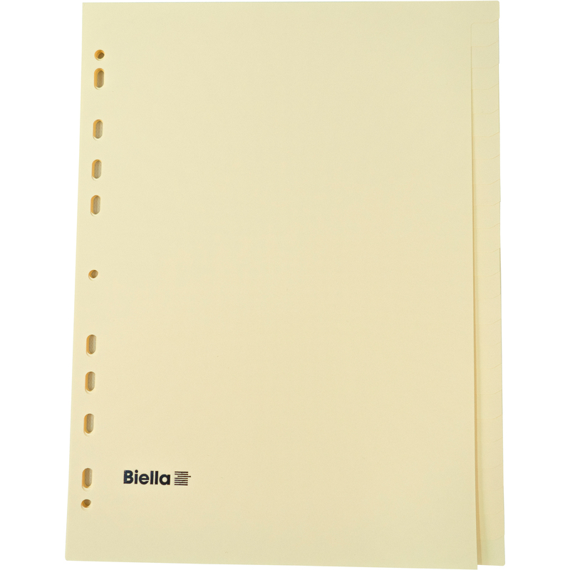 Biella Register, A4, 24-teilig
