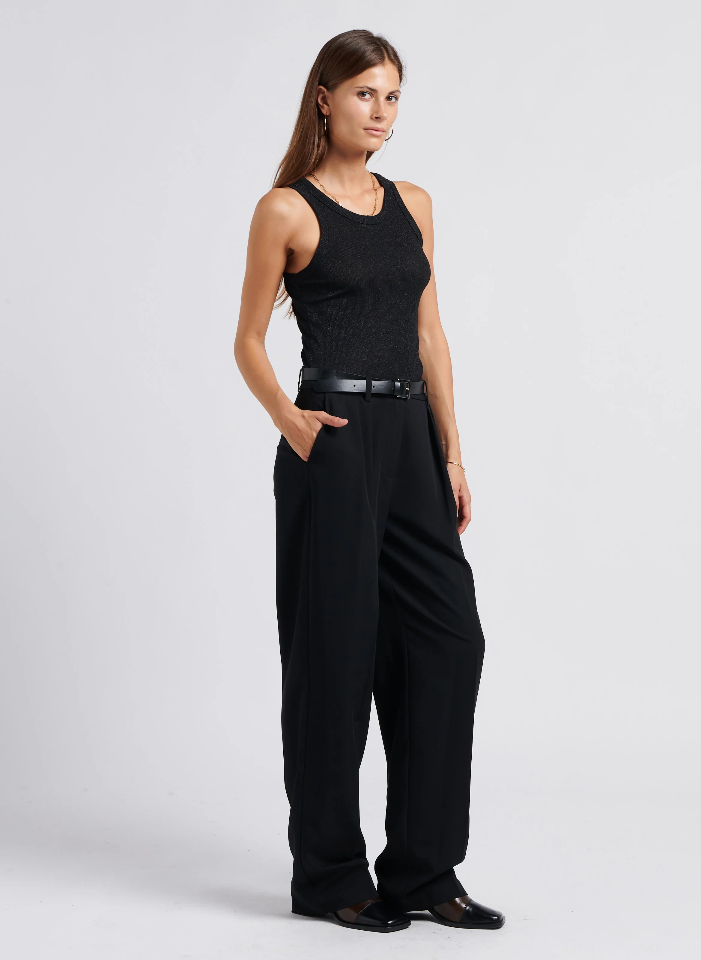 Bottines en cuir | Noir