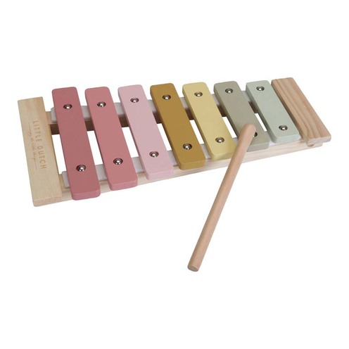 Xylophone en bois Rose - LITTLE DUTCH