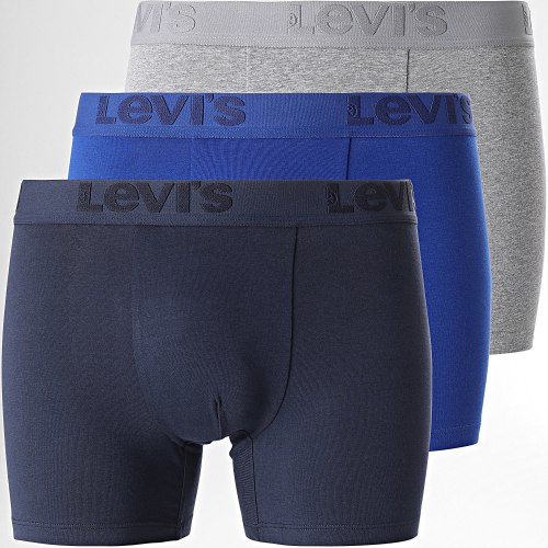 Lot De 3 Boxers 905045001 Bleu Marine Gris Bleu Roi