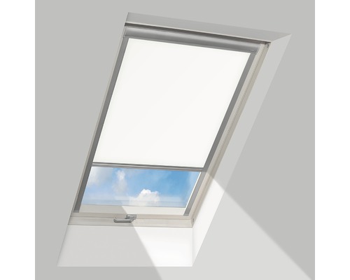 Verduisteringsrolgordijn FAKRO wit handmatig ARF 55x78 cm (01)