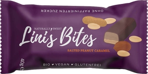 Lini's Bites Riegel gesalzene Erdnusscreme, 40 g