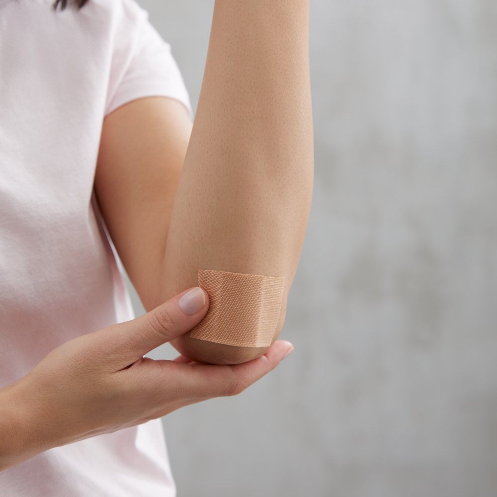 80x6cm Extra Robust Waterproof Pflaster Zuschneidbarer Wundverband (48602) - Braun