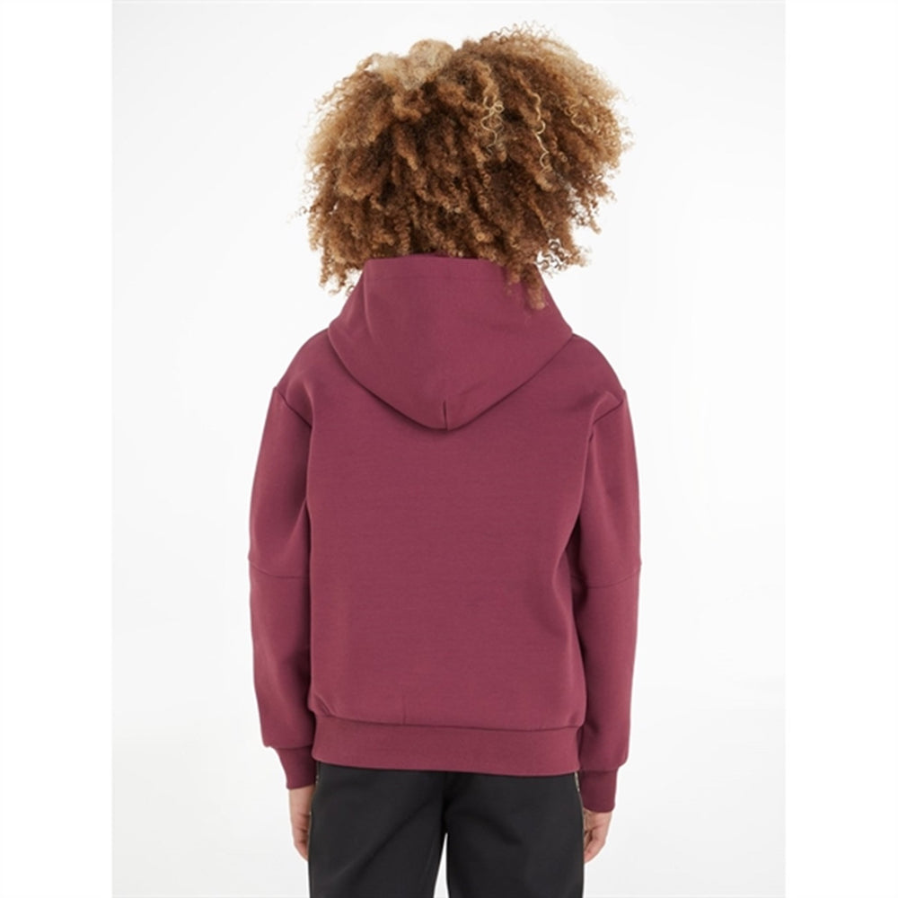 Køb Calvin Klein Spacer Debossed Logo Hoodie Porpoise