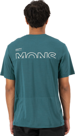 TARN Herren-Merino-Kurzarmshirt  abyss  M