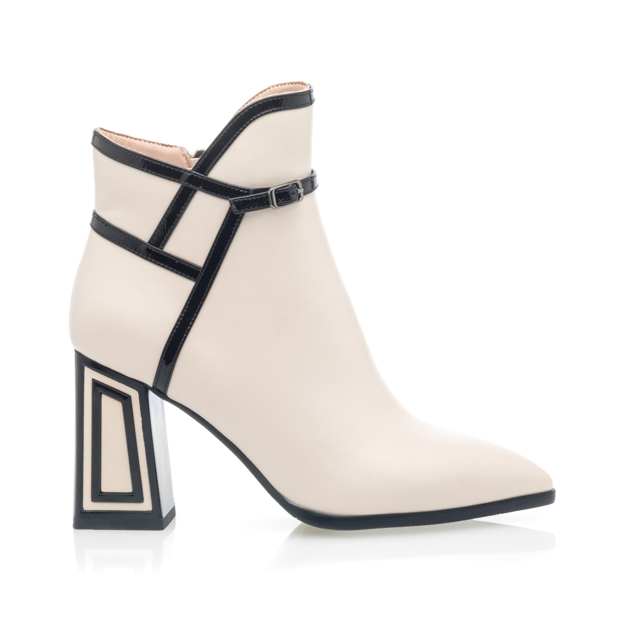 Bottines à talon Femme beige