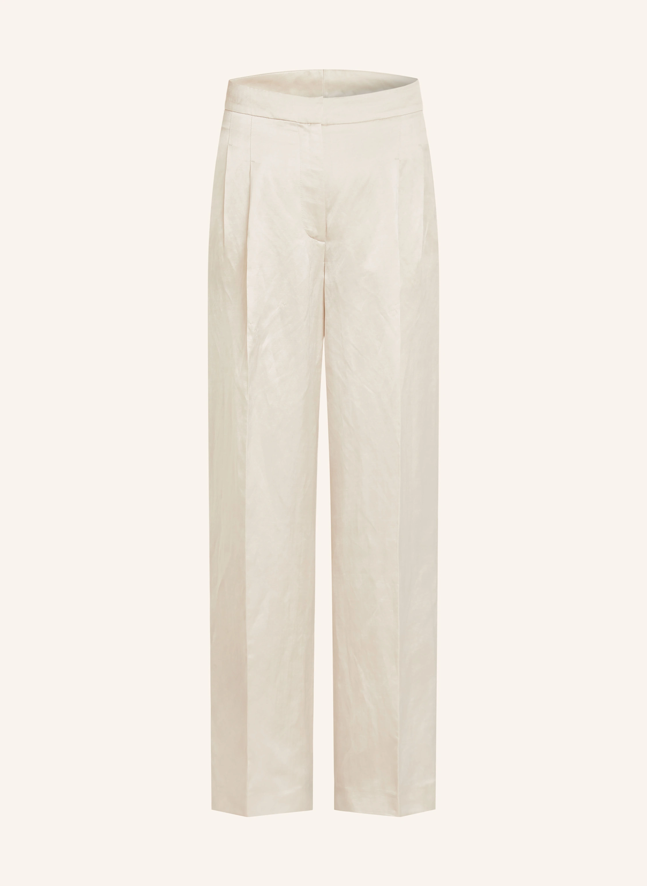 IRIS von ARNIM Satinhose LAINIE mit Leinen