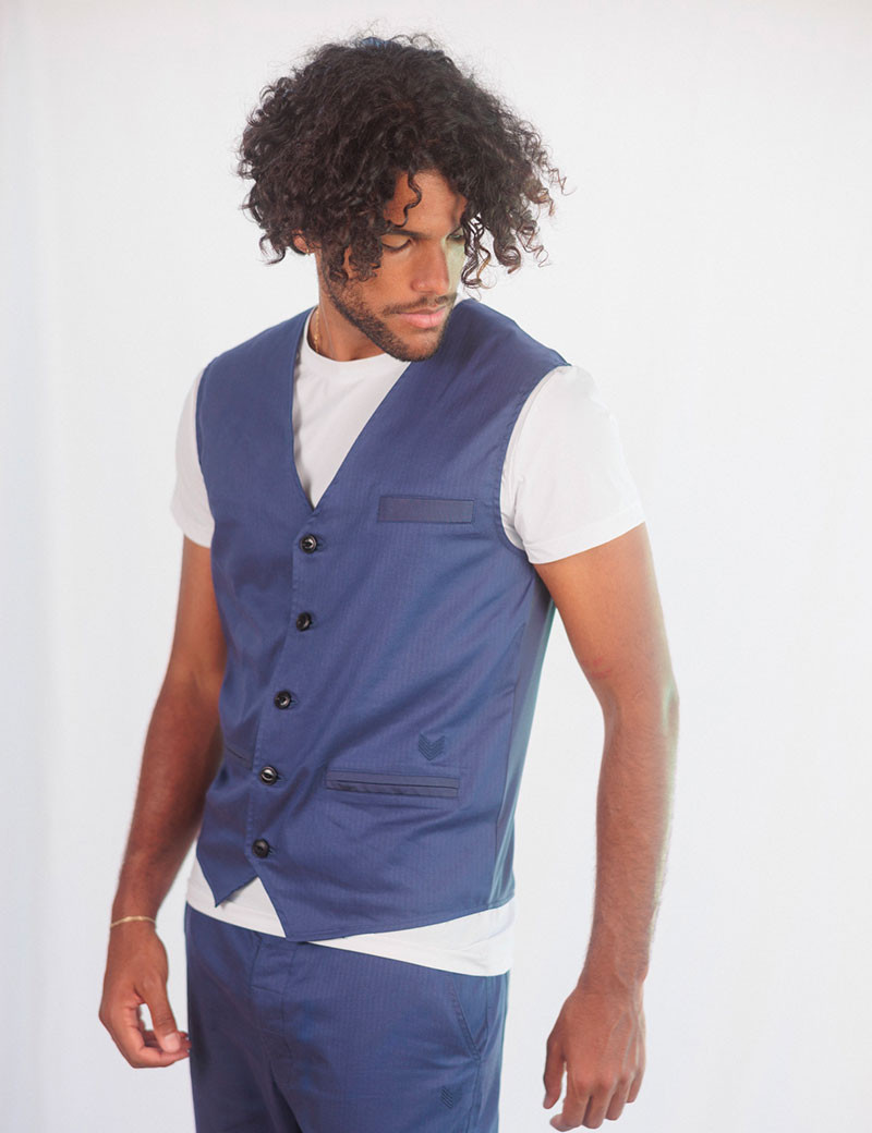 HBT ARMY | YANN GILET BLEU