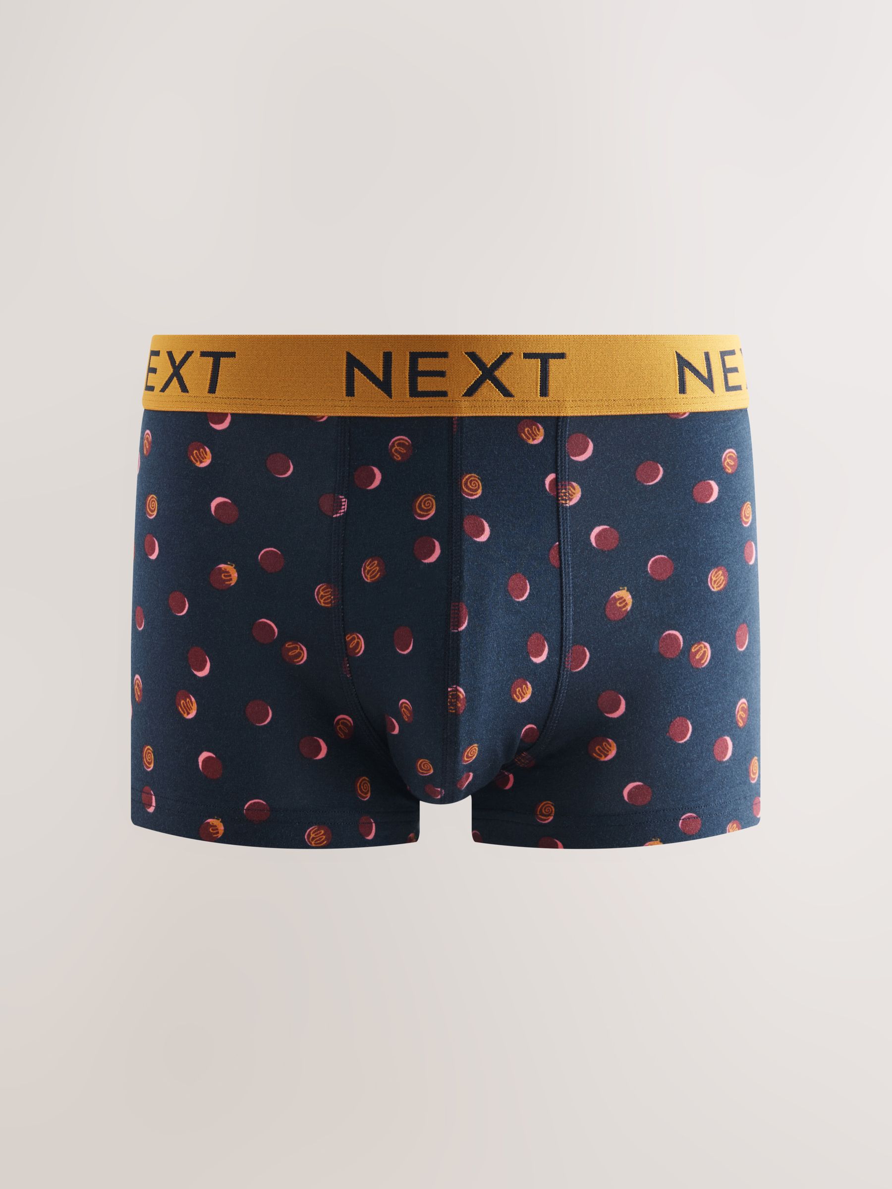 Marine/Bordeauxrode Strepen - Verpakking van 8 - 5 Hipsterboxershorts