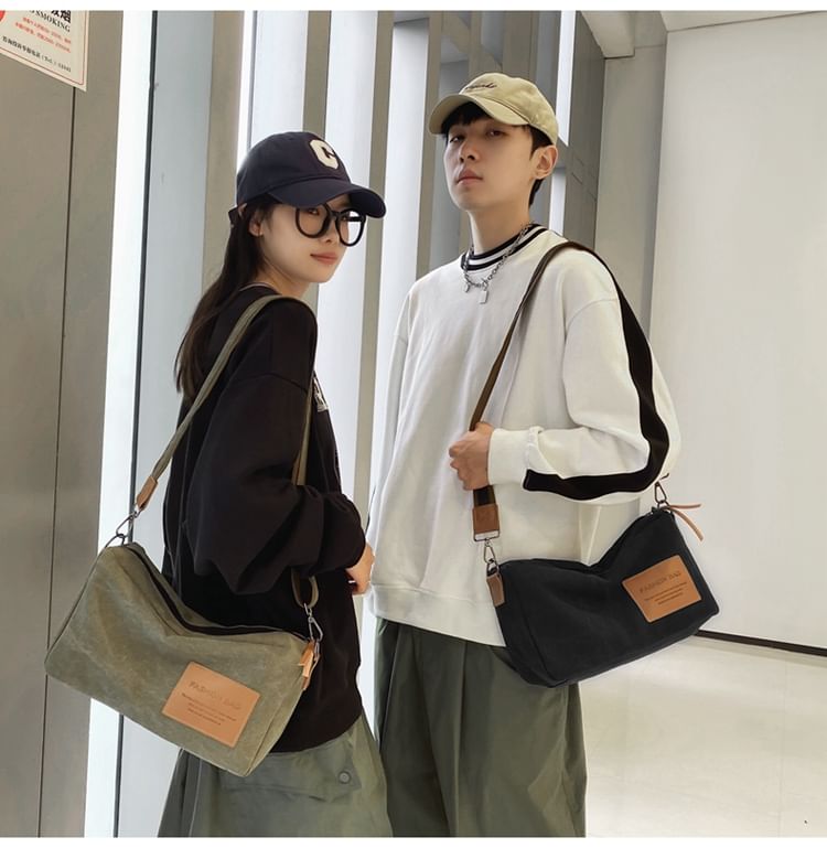 SUNMAN - Applique Crossbody Bag / Tascharm / Set