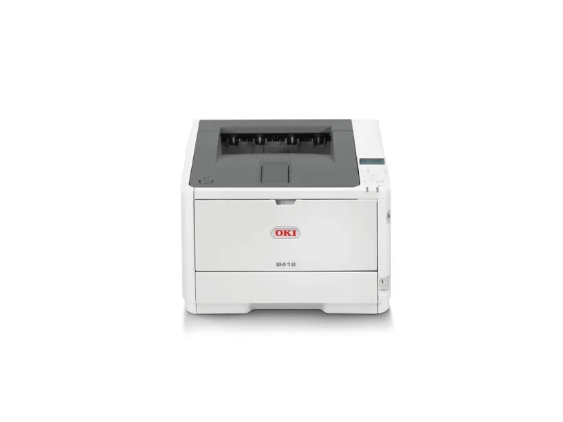 OKI B412dn - Printer - S/H - Duplex - LED - A4/Legal - 1200 x 1200 dpi - op til 33 spm - kapacitet: 350 ark - USB 2.0, Gigabit LAN