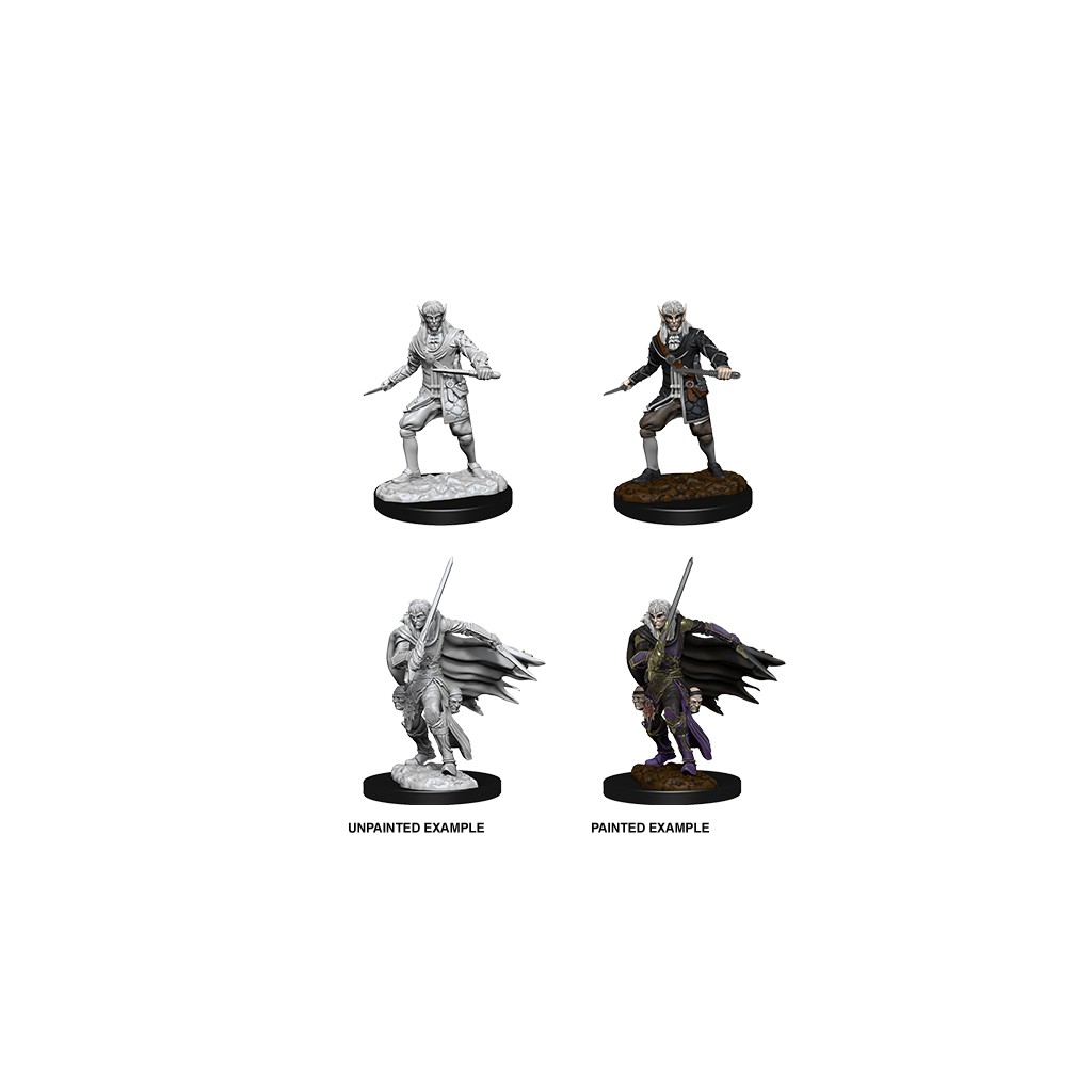 Pathfinder Deepcuts Unpainted Miniatures: Male Elf Rogue