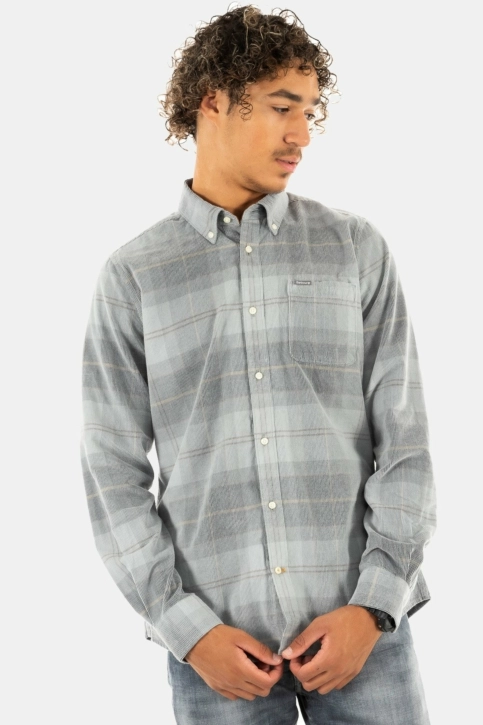 chemise barbour blair tailored shirt gris