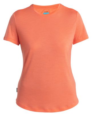 T-Shirt Femme Icebreaker Merino 125 Cool-Lite Sphere III Orange