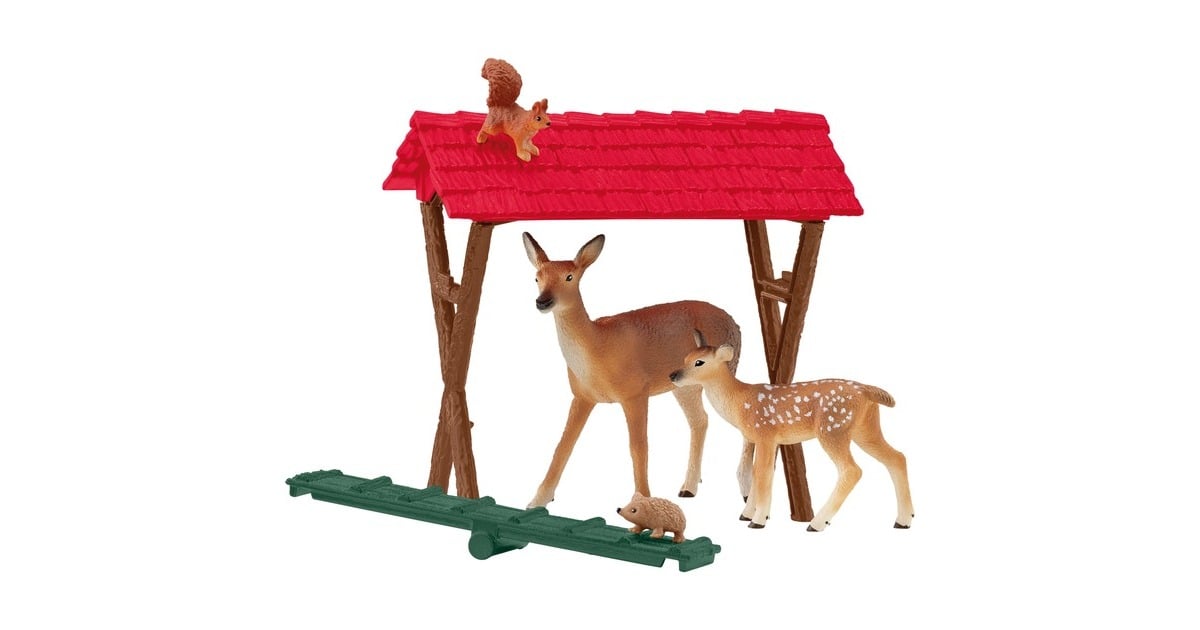 SchleichFarm World - De bosdieren voeren speelfiguur  (42658)