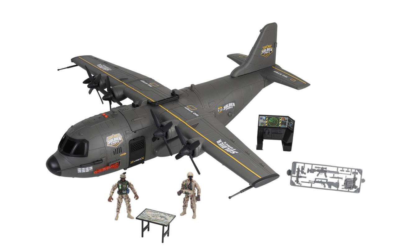 Soldier Force Hercules cargovliegtuig speelset