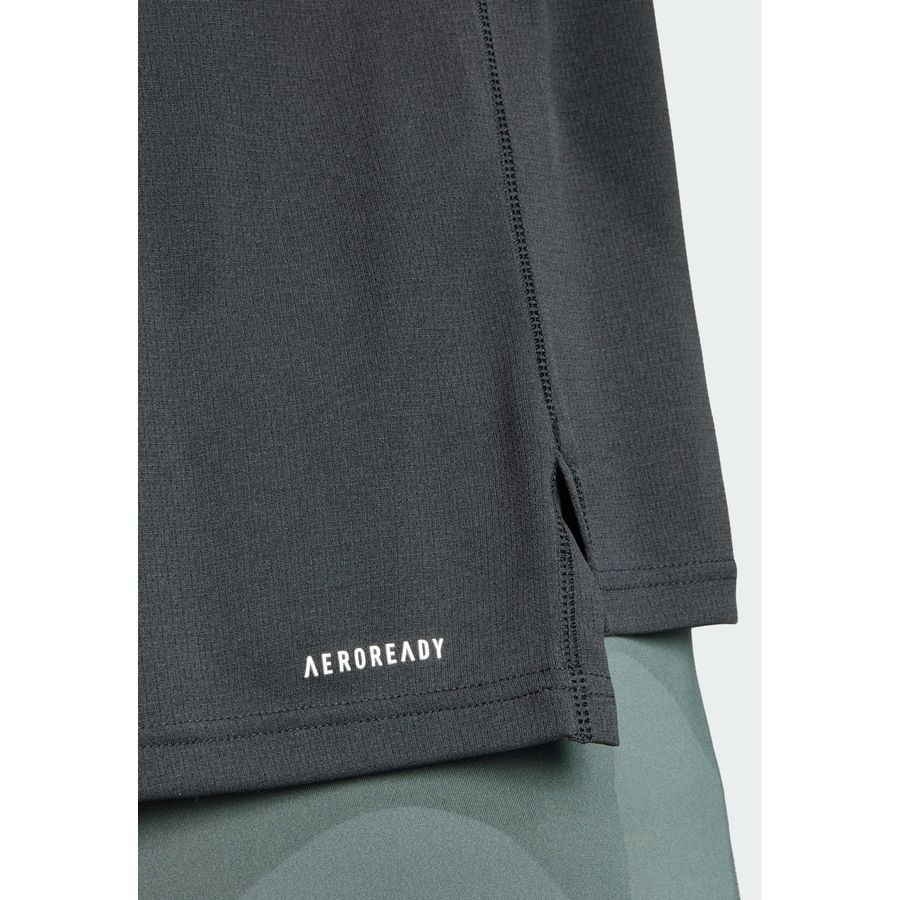 Adidas T-shirt de training à manches longues et zip 1/4 Train Essentials