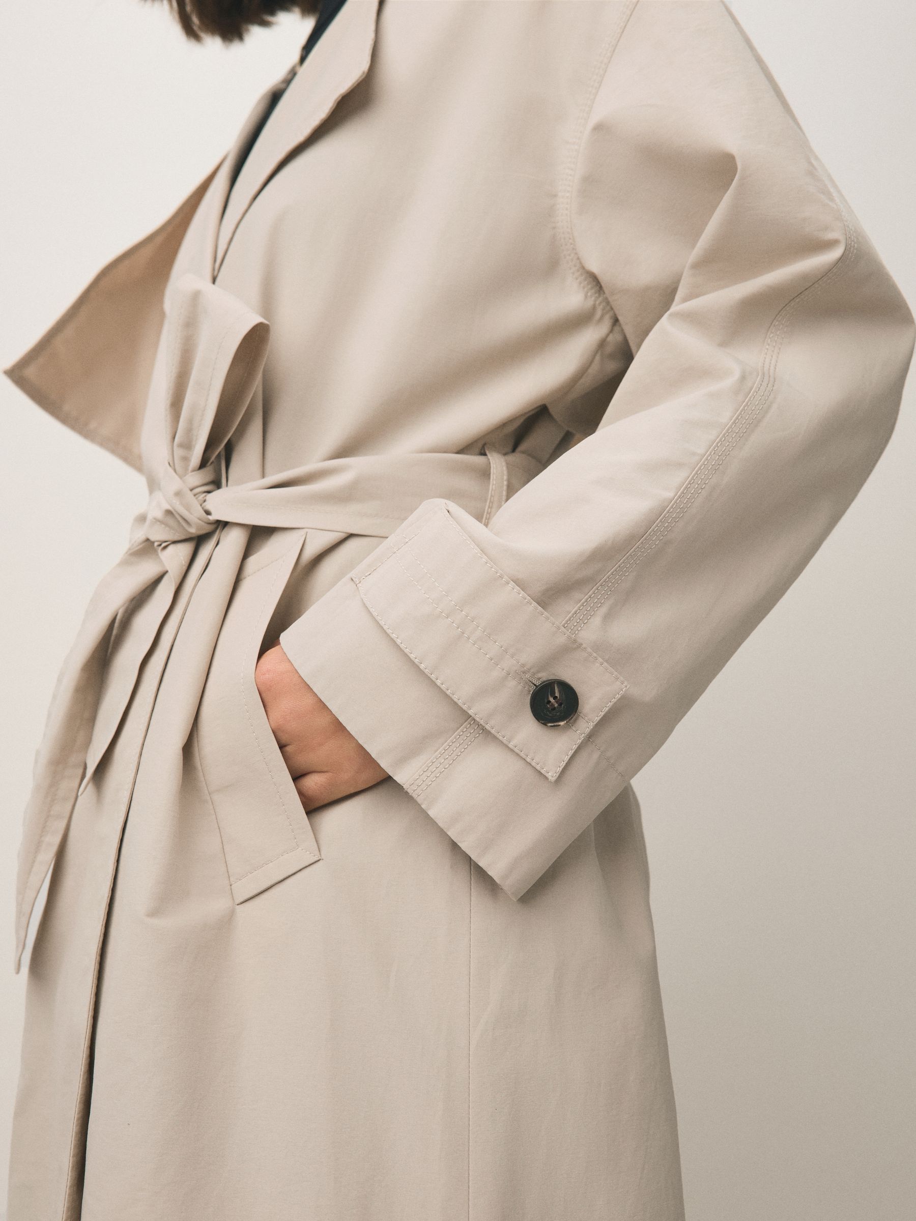 Zand - Regenbestendige trenchcoat