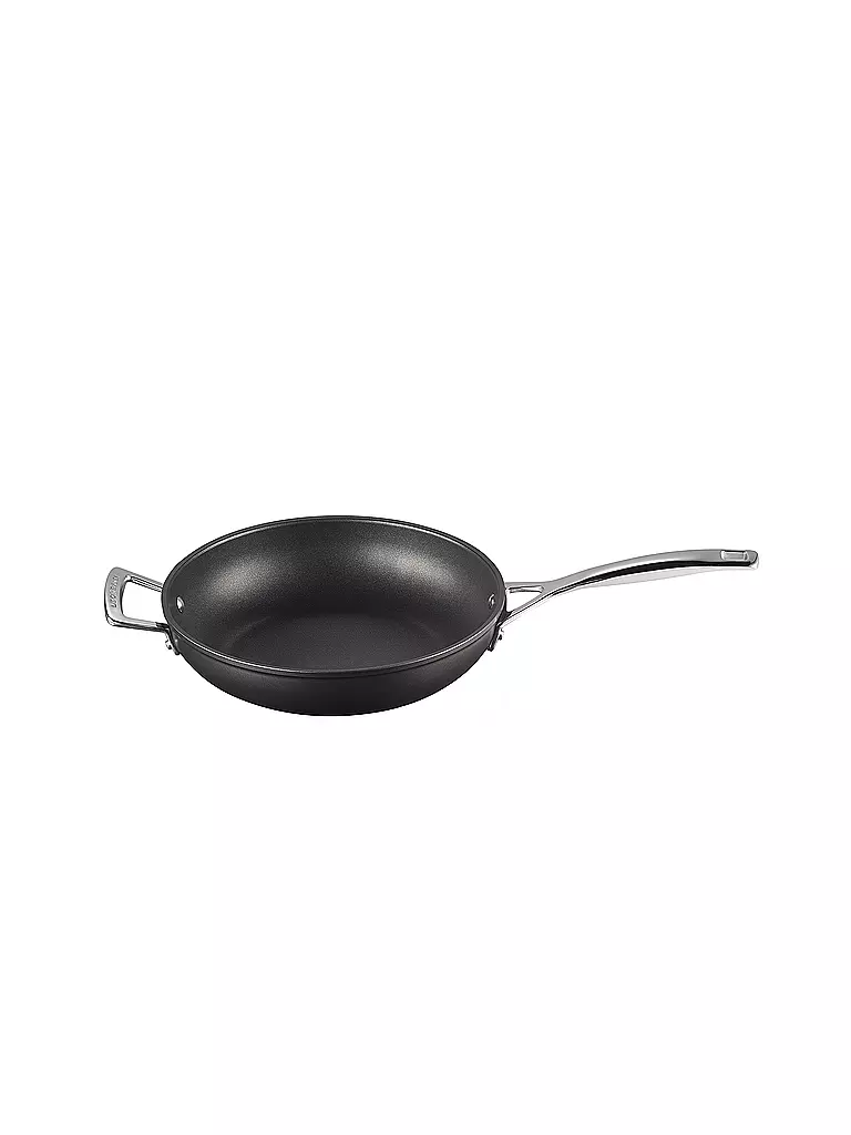 LE CREUSET Aluminium-Antihaft Pfanne hoch 26cm Schwarz schwarz