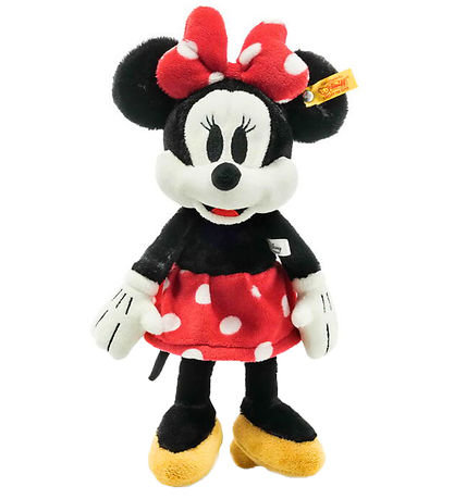 Steiff Kuscheltier - 31 cm. - Minnie Mouse - Schwarz/Rot