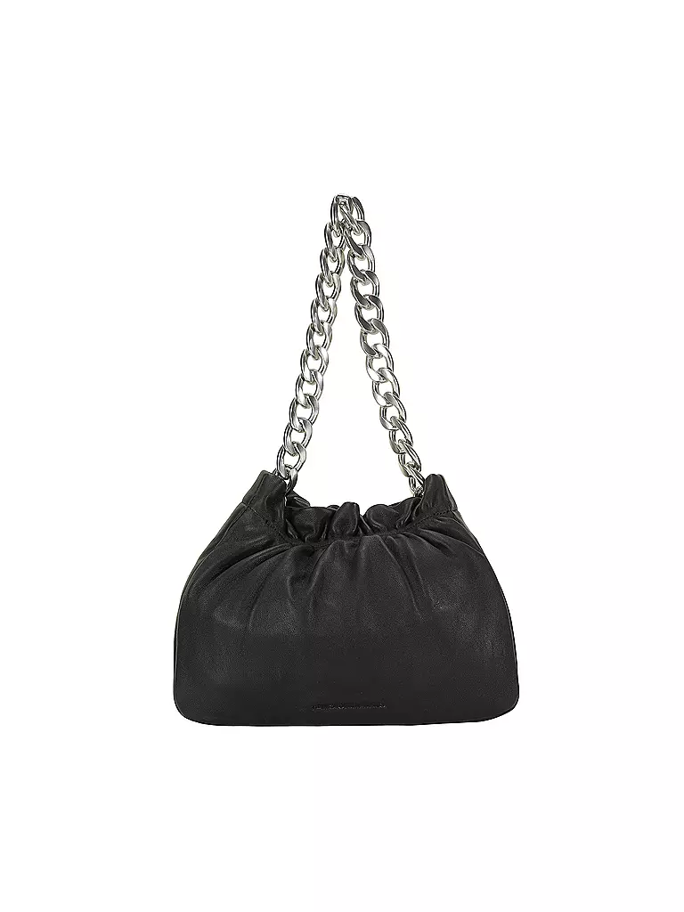 LES VISIONNAIRES Ledertasche - Umhängetasche CAMILLE SILKY schwarz