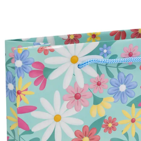 Idena Geschenktasche M Blumen 18x23x8cm FSC-Mix