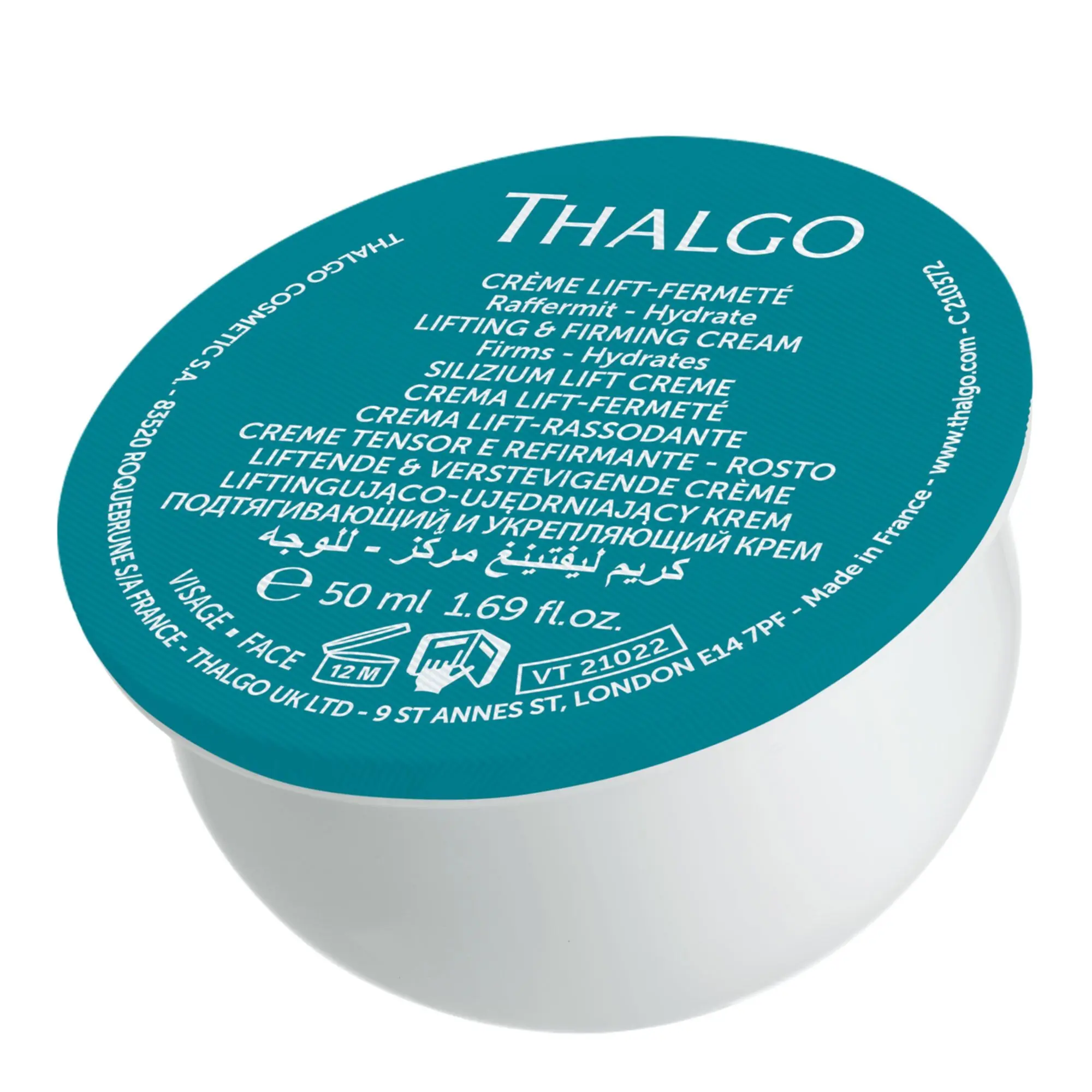 Thalgo - Silicium Lift Eco-Recharge Crème Lift-Fermeté50ml - Soin de jour