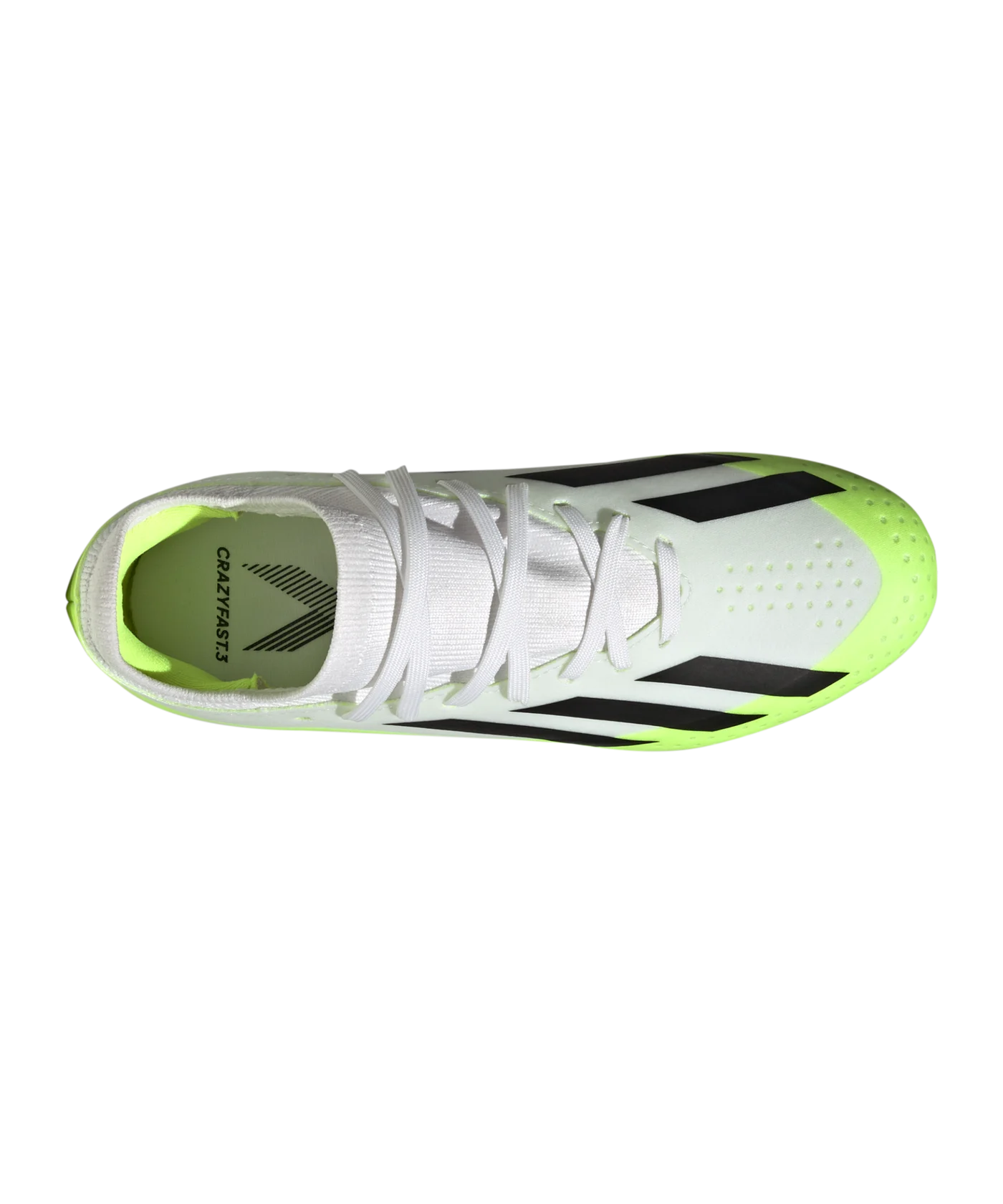 adidas X Crazyfast.3 FG Crazyrush Kids Weiss Schwarz Gelb