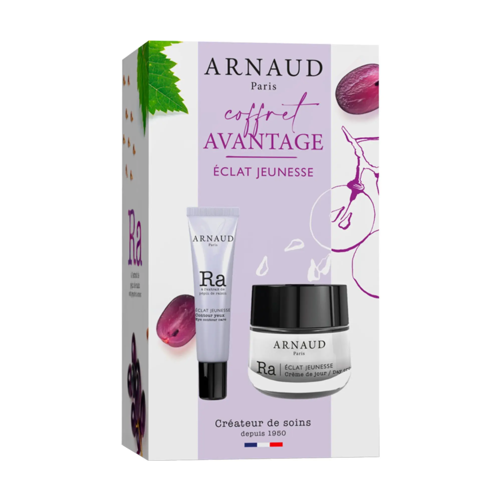 Arnaud Paris - Coffret Avantage Eclat Jeunesse RA - Contour yeux & crèùe de jour- Femme