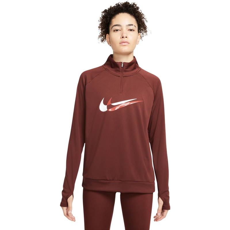 Nike Dri-FIT Swoosh Run 1/2 Zip Løbetrøje Dame