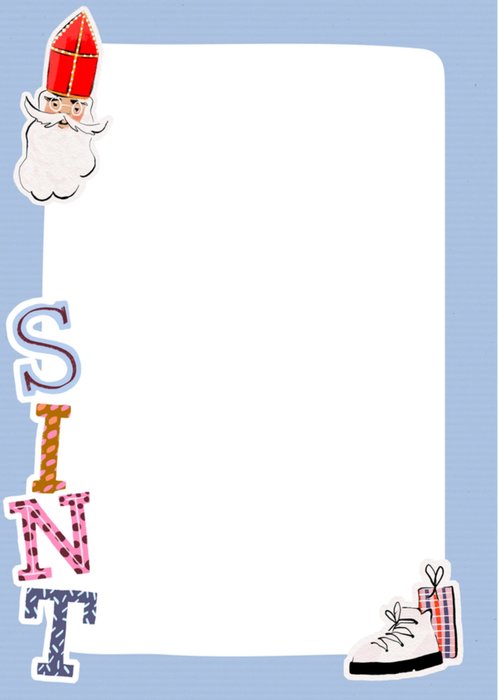 Greetz | Sinterklaaskaart | Aanpasbare tekst en foto | Verlanglijstje