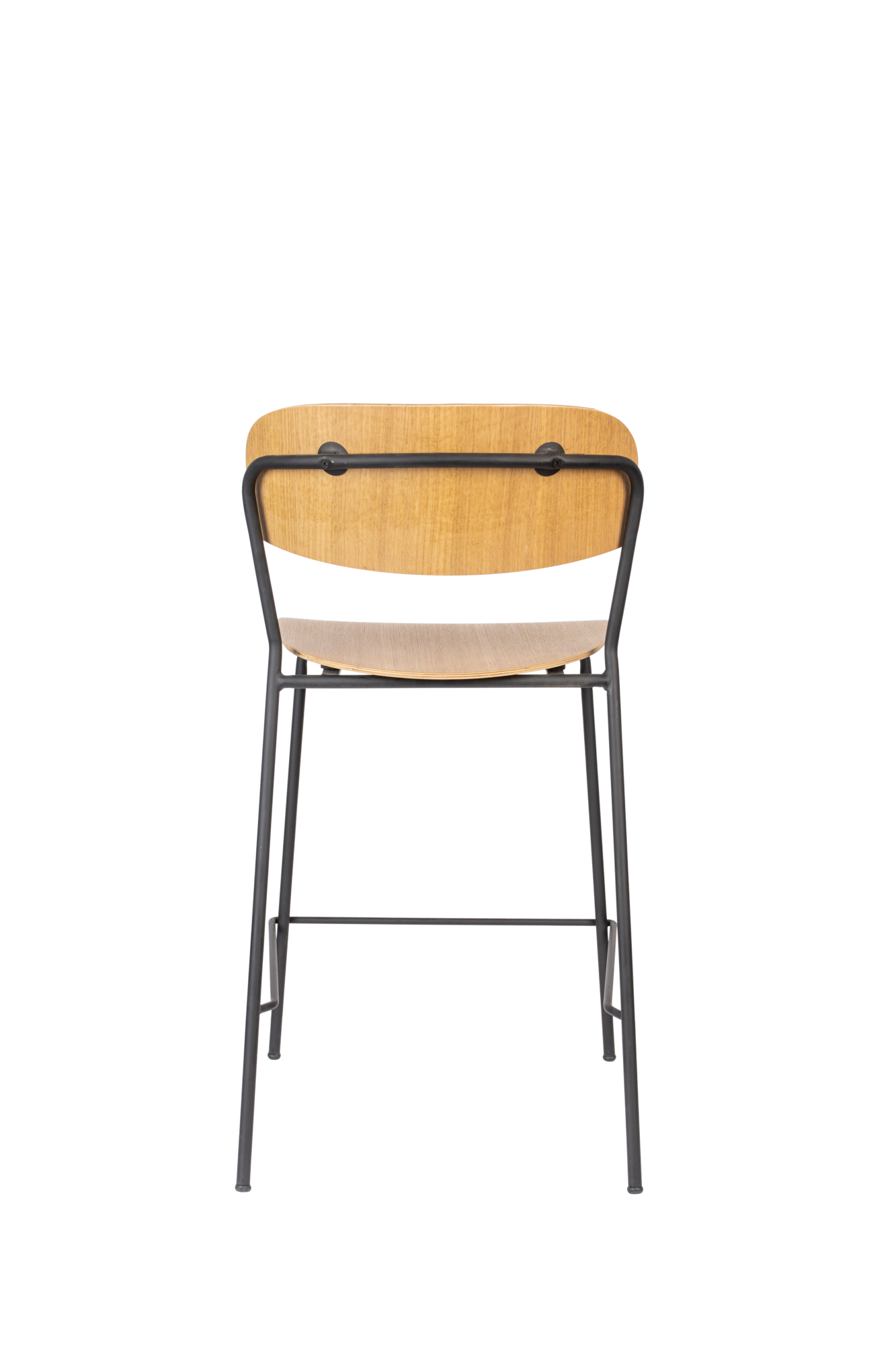 Rein Living barkruk Jolien zwart/naturel