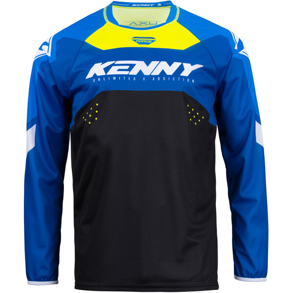 Kenny - Maillot Force - 2023 Bleu / Blanc / Jaune