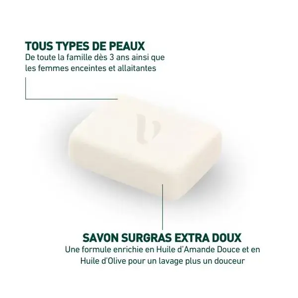 Vendôme Laboratories - Sabonete Extra Suave Superengordurado com Óleo de Amêndoas Doces CALMV+ 125g