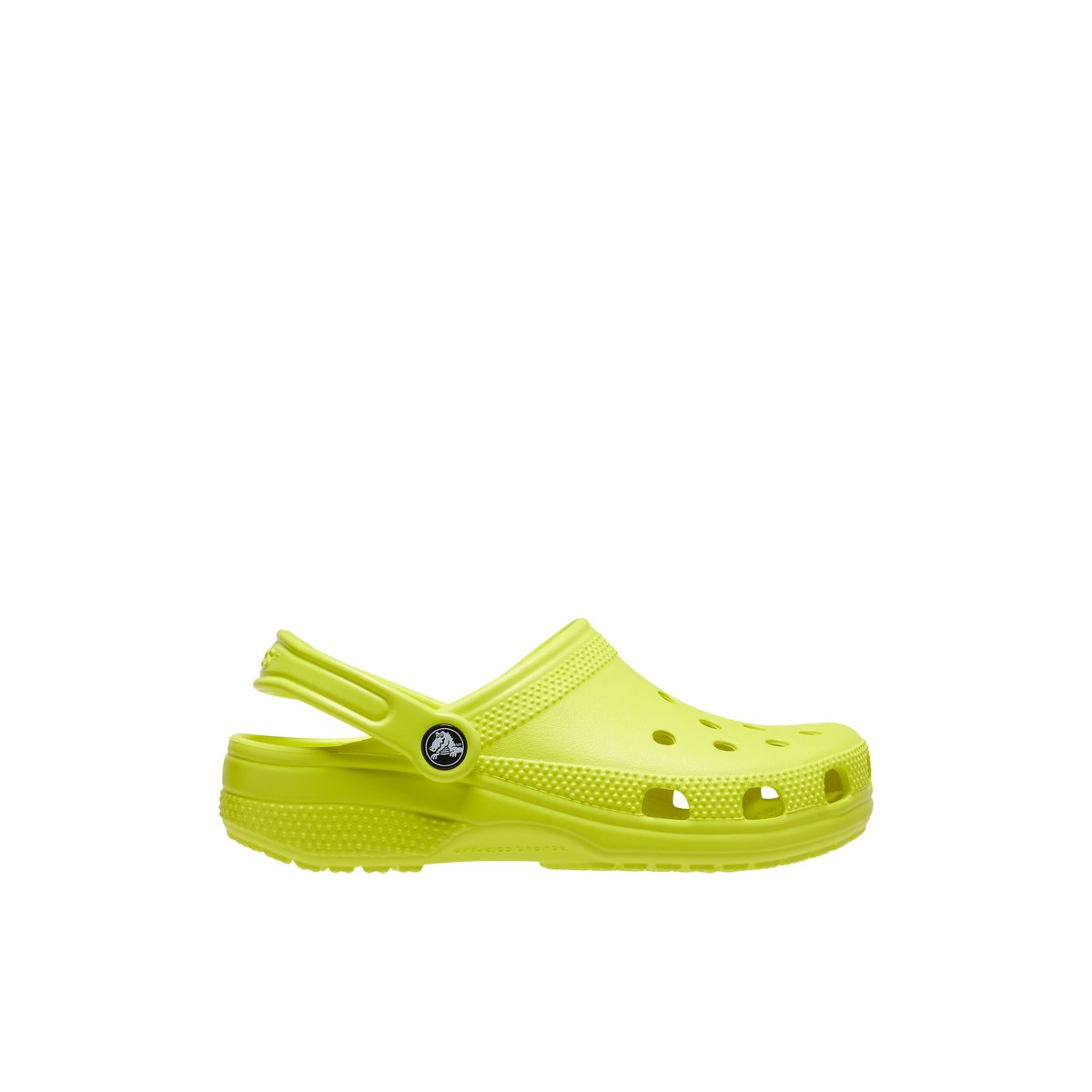 CROCS-Classic-Sabot d'eau - Talon plat - Jaune Vif