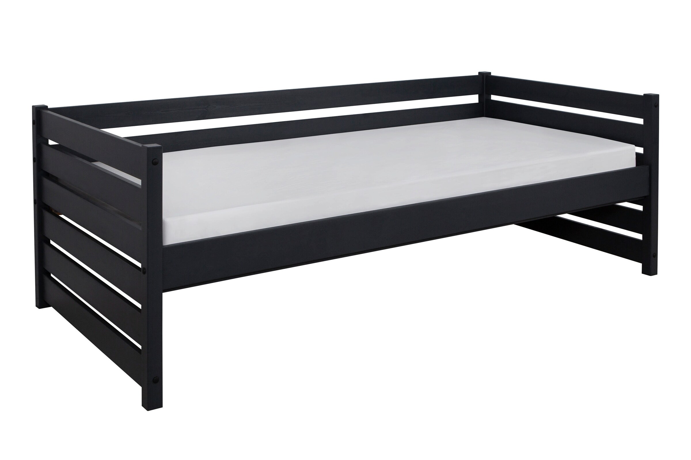 Ticaa Sofabett Naomi 90x200, Kiefer massiv Grau